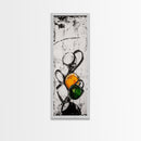 Coffee, Cups, Abstract, Canvas Print, Kitchen Wall Art, Minimalist Coffee Decor, Black and White Modern Art, Cafe Style, Chic Artwork