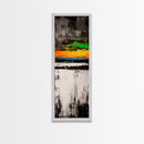 Colorful Sunset, Abstract Seascape, Modern Wall Art, Bold Landscape Painting, Framed Canvas Print, Living Room Decor, Statement Art