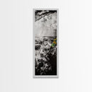 Ocean Storm, Dramatic Seascape, Black and White Art, Framed Canvas Print, Coastal Wall Decor, Moody Art, Unique Gift