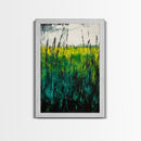Wheat Field, Landscape Art, Framed Canvas Print, Nature Wall Art, Countryside Painting, Rustic Farmhouse Decor, Bedroom Art