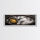 Saturn Rings, Space Art, Planetary Abstract, Canvas Print, Outer Space Decor, Sci-Fi Wall Art, Living Room Art, Celestial Home Decor