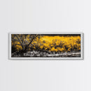 Autumn Forest, Golden Trees, Fall Landscape, Canvas Print, Rustic Wall Art, Nature Lover Decor, Warm Tones, Large Wall Art, Cozy Aesthetic