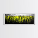 Seaweed Motion, Ocean Canvas Print, Coastal Wall Art, Minimalist Abstract, Green Sea Art, Nature Inspired, Modern Decor, Living Room Art