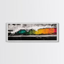 Bold Wave, Colorful Surf, Abstract Ocean, Framed Canvas Print, Surf Art, Modern Coastal, Vibrant Wall Art, Beach House Decor