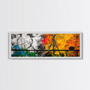Photographer Tripod, Abstract Art, Framed Canvas Print, Artistic Studio Decor, Modern Wall Art, Creative Home Artwork, Gift Idea