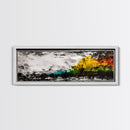 Moody Landscape Painting, Minimalist Nature Art, Rustic Home Decor, Dramatic Wall Art, Modern Abstract Print, Framed Canvas Print