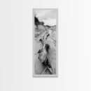 Driftwood, Nature Path, Earthy Decor, Rustic Home Style, Framed Canvas Print, Living Room Wall Art, Natural Landscape Photography