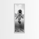 Underwater Fish, Marine Life, Ocean Perspective, Bold Wildlife, Aquatic Beauty, Framed Canvas Print, Kids Room Wall Art, Nautical Style Decor