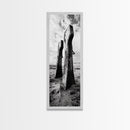 Coastal Decay, Metal Anchors, Beach Remnants, Nautical Texture Canvas Print, Industrial Entryway Wall Art, Rustic Coastal Style