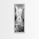 Ocean Escape, Cliff Swim, Travel Photography, Freedom Moment, Canvas Print, Minimalist Wall Art, Bathroom Decor, Beach House Art