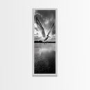 Soaring Bird, Ocean Wings, Nature Flight, Sky Spirit, Canvas Print, Coastal Wall Art, Beach House Decor, Modern Bird Photography