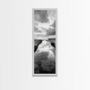 Tidal Pool, Ocean Reflection, Shore Calm, Seascape Beauty, Canvas Print, Minimalist Bathroom Art, Coastal Vibes, Tranquil Decor