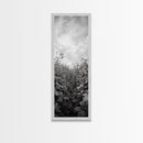 Wild Berry Path, Autumn Botanical Art, Overgrown Garden Scene, Fall Nature Photography, Rustic Kitchen Decor, Framed Canvas Print