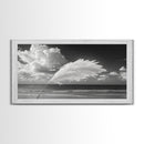 Pampas Grass Coast, Minimalist Beach Art, Boho Coastal Scene, Neutral Tones, Canvas Print, Living Room Wall Art, Fall Decor, Hallway Wall Art