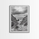 Ocean Cliffs, Rugged Coast, Seascape Photography, Travel Inspiration, Canvas Print, Hallway Wall Art, Coastal Modern Decor, Ocean View