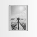 Kayak Splash, Adventure Paddle, Ocean Journey, Water Sports Art, Canvas Print, Office Wall Art, Outdoor Enthusiast Gift, boho wall decor
