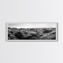 Volcanic Moss, Rugged Terrain, Icelandic Landscape, Wild Nature Scene, Canvas Print, Earthy Tones, Entryway Wall Art, Minimalist Adventure Art