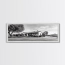 Spanish Ranch, Desert Landscape, Tranquil Home, Canvas Print, Southwestern Wall Art, Neutral Tones, Living Room Decor, Rustic Home Style