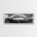Rainbow Desert Storm, Moody Landscape Photography, Canyon Wall Art, Canvas Print, Living Room Statement Piece, Western Style Decor