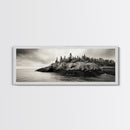 Pine Bluff, Rugged Coast, Northern Landscape, Canvas Print, Wilderness Wall Art, Rustic Decor, Lakehouse Art, Cabin Bedroom Style