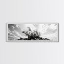 Windswept Kelp Rock, Ocean Botanical, Nature Inspired Canvas Print, Boho Style Art, Bathroom Wall Art, Sea Life Photography