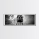 Tribal Totem Head, Cultural Wall Art, Primitive Sculpture Print, Monochrome Decor, Canvas Print, Office or Study Accent