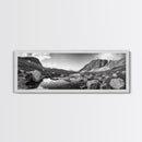 Mountain Stream, Rocky Path, Alpine Beauty, Wilderness Escape, Canvas Print, Cabin Wall Art, Nature Photography, Adventure Home Vibe