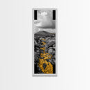 Lava Flow, Volcanic Path, Earth Texture, Yellow Stone, Canvas Print, geology wall art, bold nature photography, modern natural decor
