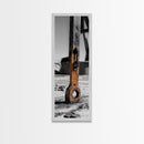 Industrial Detail, Rusty Metal, Minimalist Style, Grunge Wall Decor, Framed Canvas Print, Garage Art, Man Cave Wall Art