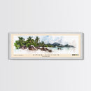 Anse Cocos, Seychelles Watercolor Beach Print, Vacation Gift, Seychelles Wall Art, Beach Painting, Beach Decor, Beach Painting