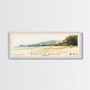 Bottle Beach, Thailand Watercolor Beach Print, Vacation Gift, Thailand Wall Art, Framed Canvas Print, Framed Beach Painting
