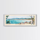 Byron Bay, Australia Watercolor Beach Print, Vacation Gift, Australia Wall Art, Beach Painting, Beach Decor, Beach Painting