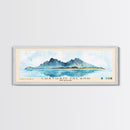 Chatham Island, New Zealand Watercolor Print, Vacation Gift, New Zealand Wall Art, Beach Painting, Beach Decor, Large Wall Art, Wood Frame Art