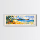 Devil’s Beach, Fiji Watercolor Beach Print, Vacation Gift, Fiji Wall Art, Beach Painting, Beach Decor, Beach Painting