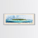 Fulhadhoo Island, Maldives Watercolor Beach Print, Vacation Gift, Maldives Wall Art, Beach Painting, Beach Decor, Beach Painting