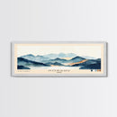Honshu, Japan Watercolor Print, Vacation Gift, Japan Wall Art, Beach Painting, Beach Decor, Large Wall Art, Wood Frame Art