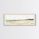 Martha’s Vineyard, Massachusetts Watercolor Beach Print, Vacation Gift, Massachusetts Wall Art, Framed Canvas Print, Framed Beach Painting