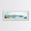 Palaui Island, Philippines Watercolor Print, Vacation Gift, Philippines Wall Art, Beach Painting, Beach Decor, Large Wall Art, Wood Frame Art