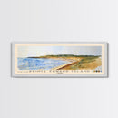 Prince Edward Island, Canada Watercolor Print, Vacation Gift, Canada Wall Art, Beach Painting, Beach Decor, Large Wall Art, Wood Frame Art