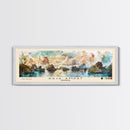 Raja Ampat, Indonesia Watercolor Beach Print, Vacation Gift, Indonesia Wall Art, Beach Painting, Beach Decor, Beach Painting