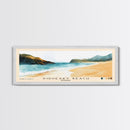 Squeaky Beach, Australia Watercolor Print, Vacation Gift, Australia Wall Art, Beach Painting, Beach Decor, Large Wall Art, Wood Frame Art
