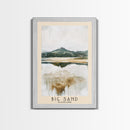 Big Sand, Scotland Watercolor Beach Print, Vacation Gift, Scotland Wall Art, Beach Painting, Beach Decor, Beach Painting