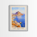 Las Pocitas, Peru Watercolor Beach Print, Vacation Gift, Peru Wall Art, Beach Painting, Beach Decor, Beach Painting