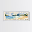 Lindbergh Bay Beach, US Virgin islands Watercolor Beach Print, Vacation Gift, US Virgin islands Wall Art, Framed Canvas Print, Framed Beach Painting