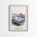 Maragogi, Brazil Watercolor Beach Print, Vacation Gift, Brazil Wall Art, Beach Painting, Beach Decor, Beach Painting