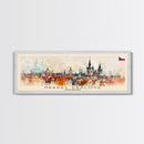 Hradec Czech Republic Travel Art, City Art, Framed Canvas Print or Metal Wall Art, Europe Travel Poster, Panoramic Wall Art, Extra Wide Wall Art