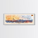 Monchengladbach Germany Travel Art, City Art, Framed Canvas Print or Metal Wall Art, Europe Travel Poster, Panoramic Wall Art, Extra Wide Wall Art