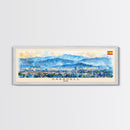 Sabadell Spain Travel Print Wall Art, Panoramic City Art, Travel Art, Wall Decor, Vacation Gift, Framed Canvas Print Or Metal Art