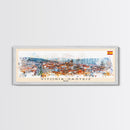 Vitoria Gasteiz Spain Travel Art, City Art, Framed Canvas Print or Metal Wall Art, Europe Travel Poster, Panoramic Wall Art, Extra Wide Wall Art