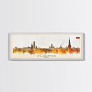 Vladimir Russia Wall Art, Panoramic Travel Poster, Panoramic Framed Canvas Print, City Wall Art, Wall Hanging Home Decor, Travel Art